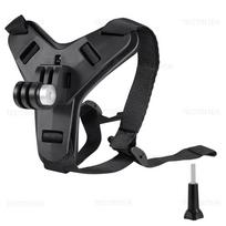 Helmet Chin Mount Strap For GoPro Hero 13 12 11 10 9 8 7 5 Motorcycle Mount Stand Action Camera DJI Osmo Action Accessories 2 model A black