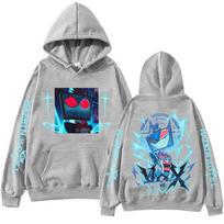 Hazbin Hotel Vox Solo Metalinis Džemperis Vyras Moteris Har 2XL gray