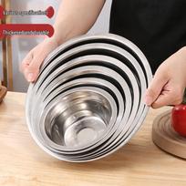 Jingzhifeng Thickened Stainless Steel Multi-purpose Basin white