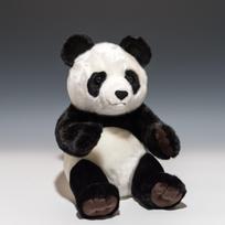 Bamboo shoot plush panda (M) black