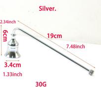 Žvakės gesiklis Žvakės nerūdijančio plieno įrankis Ilga rankena Varpelio gesintuvo priedas Degikliai ištraukiklis Plieninio gesintuvo priedai 19CM sidabras
