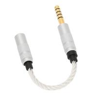 4.4mm Balanced to 3.5mm Stereo Cable Male to Female Headphone Adapter Cord for NW‑ZX300A NW‑WM1A