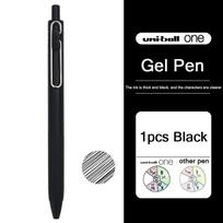 Uni Ball One Gel Pen UMN-S 0.5mm Thick Colorful Ink Handwriting Marking Pens, Japanese Stationery Awards canetinhas para colorir black