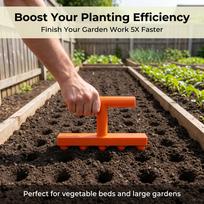 Garden Hole Planting Seed Spreader - Household Seedling Hole Maker for Vegetables and Flowers ruda