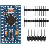 PRO Mini Atmega328P-AU 5V/16MHz plėtros plokštė mikrovaldiklis su įkėlėju ir kontaktinėmis jungtimis Arduino