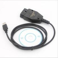 VCDS HEX-V2 V2 21.3.0 CAN USB sąsaja, automobilio gedimų diagnostikos duomenų kabelis ir kompaktinio disko programinė įranga English juoda