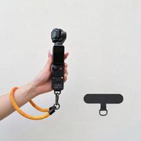 DJI Osmo Pocket 4 riešo dirželis: 3-ios kartos aukščiausios klasės fotoaparato dėklas ir trumpas dirželis black
