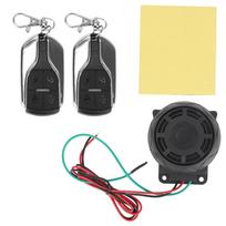 Motociklo signalizacijos apsaugos sistema Dviratis Motoroleris Motorinis signalizacijos sistema 12V Dvigubas nuotolinio valdymo pultas beige