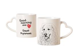 Pyrenean Mountain Dog, Great Pyrenees - cup with a dog, adorable cup with a heart-shaped handle, universal gift from the Art-Dog brand balta