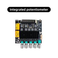 DC 12-24V ZK-TB22 Upgraded Dual Subwoofer Bluetooth Amplifier Board 2.2 Channel 75W+75W+145W+145W Stereo HiFi Speaker