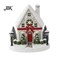 Essential Oil Diffuser Christmas House Aroma with Warm LED Light for Holiday Home Decor, Gift Collectors Mist Effect Seasonal Living Room Decoration B