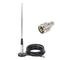27Mhz BNC teleskopinė 130cm antena su magnetiniu pagrindu, skirta CB Walkie Talkie