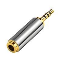 3.5mm Female to 2.5mm Male Audio Adapter Converter Phone Earphone Headset 2.5mm to 3.5mm 3 Ring Jack Left Right Mono 1