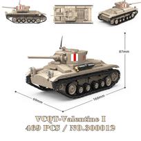 Kariniai Tankai Tiger PanzerVI Sherman T34 JAV Armija Quan Guan WW2 Karo Kareivis Figūrėlė Modelis Statybinis Blokelis Plyta vaikas Vaikų Žaislai
