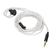 Earphone Cable Silver Plated Copper 3.5mm to 2 Pin 0.78mm for TFZ for QDC for KZ AS12 AS16 ZSX ZSN