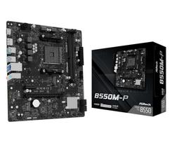 Mainboard|ASROCK|AMD B550|Socket AM4|micro ATX|RAM DDR4-SDRAM|2xSlots|1xNumber of M.2 (M) slots|B550M-P