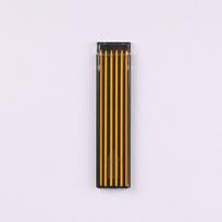 Deep Hole Woodworking Pencil with Movable Graphite Lead for Quick-Drying Engineering Marking black