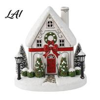 Cozy Seasonal Room Accents Christmas House Aroma Diffuser with Warm LED Light for Holiday Home Decor Decorative Collectible Gift Essential B