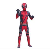 Deadpoolo vaikiškas kombinezonas Helovino Cosplay kostiumas Berniukų Anime kombinezonas 160cm[Adult M] red