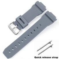 Skirta Casio G-SHOCK GM-2100 GA-2100 GWM-5610 DW-5600 6900 serijos vyriškiems modifikuotiems silikoninės gumos dervos laikrodžio dirželiams apyrankėms 16mm 16mm gray