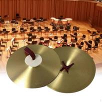 2 vnt. Crash cimbalai Muzikos instrumentas būgnų komplektui Tvirtas tradicinis rankinis cimbalas Lydinio 16 inch