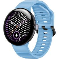 For Google Pixel Watch 5 Band Wave Style Silicone Strap For Sports Smartwatch Accessories B gray