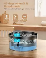 Siurblys kačių fontanui, tylus, mažos energijos sąnaudos, Led