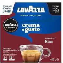 Lavazza Kapsulės A Modo Mio Kremas ir skonis 54 vnt.