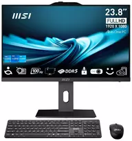 MSI Pro AP242P 14M-813EU Intel® Core™ i7 i7-14700 60.5 cm (23.8") 1920 x 1080 pixels All-in-One PC 16GB DDR5-SDRAM 1 TB SSD NoOS Wi-Fi 6E (802.11ax) Black
