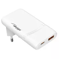 Akyga USB-A + USB-C charger AK-CH-31
