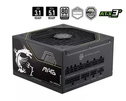 MSI MAG A1000PLS PCIE5 power supply unit