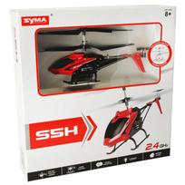 SYMA S5H 2,4 GHz RTF radijo bangomis valdomas sraigtasparnis, raudonas