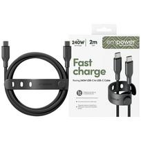 Cable empower by PanzerGlass Racing 240W USB-C to USB-C 2m black