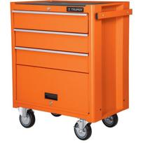 Truper Įrankių vežimėlis GAMO-4090, 68 cm, 46 cm, 73 cm, 90 kg, 4 stalčiai, metalas, oranžinė, rankena, ratai, užraktas