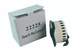 Su Brother suderinamos etiketės DK 22225 38 mm x 30.48 m