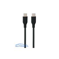 Silicone cable USB Type-C - Type-C, 60W (black, 3m)