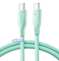 USB cable JOYROOM (S-A34) "USB-C (Type-C) to USB-C (Type-C)" (60W 1m) green