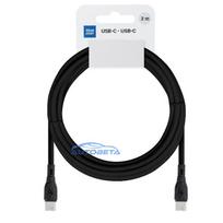 USB cable Blue Star (PJ73) "USB-C (Type-C) to USB-C (Type-C)" (60W) 2m black