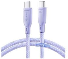 USB cable JOYROOM (S-A34) "USB-C (Type-C) to USB-C (Type-C)" (60W 1m) purple