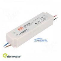 Power supply: switched-mode LED 60W 12VDC 5A 90÷264VAC IP67