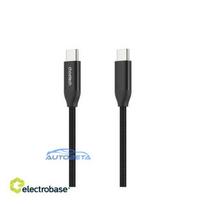 Cable CHOETECH Type-C - Type-C, PD240W, black, 1m