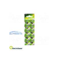 Battery: alkaline, 1.5 V, LR44,R1154,coin, Batt.nr.: 10, Ø11.6x5.4 mm