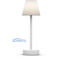 New Garden Lola Slim 30 Battery Table Lamp White