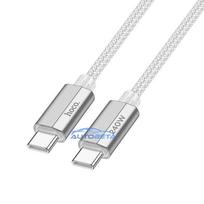 Cable USB C to USB C Hoco QC3.0 PD 5A 240W 1,8 m U134 gray