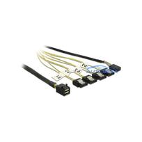 DeLOCK 1m, Mini SAS HD SFF-8643 / 4xSATA 7p