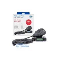 Escort HP 446 UHF radio, 199 channels, ASQ 9 levels, Scan, CTCSS-DCS, power 15W, NRC