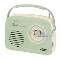 Galda radio Eltra LUIZA RETRO SP-11 ar MP3, USB un SD kartes atbalstu, piparmētru krāsā