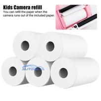 HQ Self-Adhesive Thermo Paper sticker x5 Rolls 57mm x 25mm for Kids Print Camera
