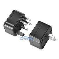 iKaku KSC-174 Multi Power Plug adapter from / to UK 3pin - Euro 2pin - US (USA) - Asia Adapter + Carrying Case Black