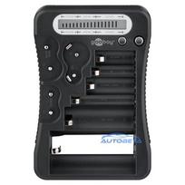 Baterijų Testeriai - Goobay LCD Baterijų Tikrintuvas 9 V AAA AA D N CR2 CR123A 2CR5 CR-V3 CR2016 CR2025 CR2032 LR44 CR-P